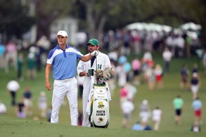 Martin Kaymer prepares to take a shot at the first hole during the first round of the 2013 Masters Tournament at Augusta Credit: Getty