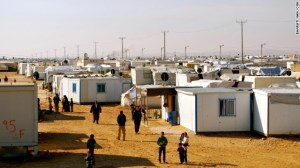 The Zaatari refugee camp on the Jordan-Syria border is home to over 125,000 people