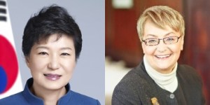 This month’s ‘Leading Women’: Park Geun-Hye and Dr.Henryka Bochniarz (Credit: Getty)