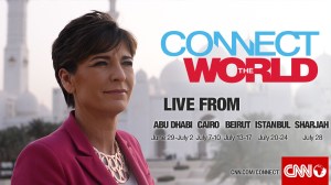 In late July ‘Connect the World with Becky Anderson’ reaches Istanbul and Sharjah
