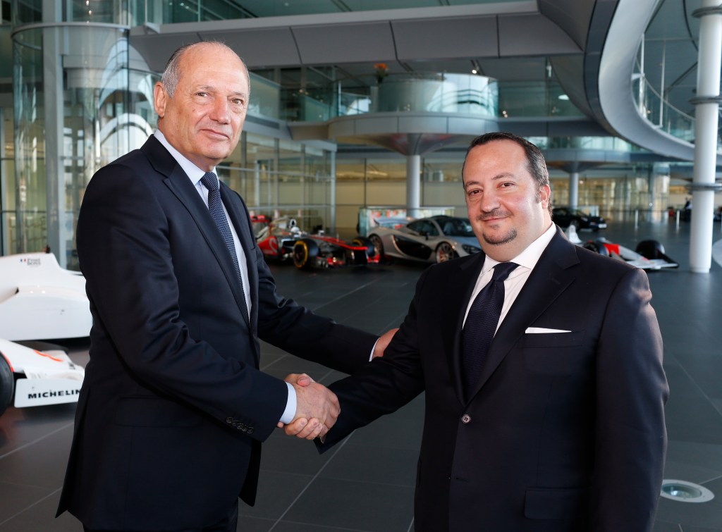 Rani Raad and Ron Dennis launch partnership