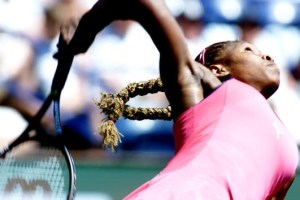 Serena Williams’ playing at the 2001 Indian Wells (credit: Getty Images)
