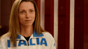 Italian fencer and politician Valentina Vezzali