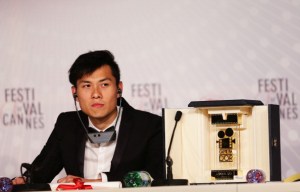 Director Anthony Chen winning the Camera d’Or in 2013Vittorio Zunino Celotto / Getty