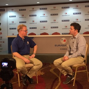 ‘Living Golf’ host Shane O’Donoghue interviews the new CEO of the European Tour, Keith Pelley